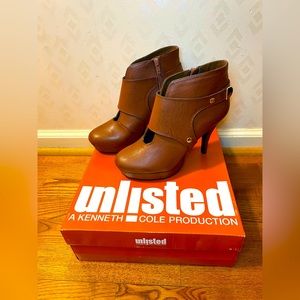 🤎Unlisted Cognac Sz 9 Ankle Boots🤎